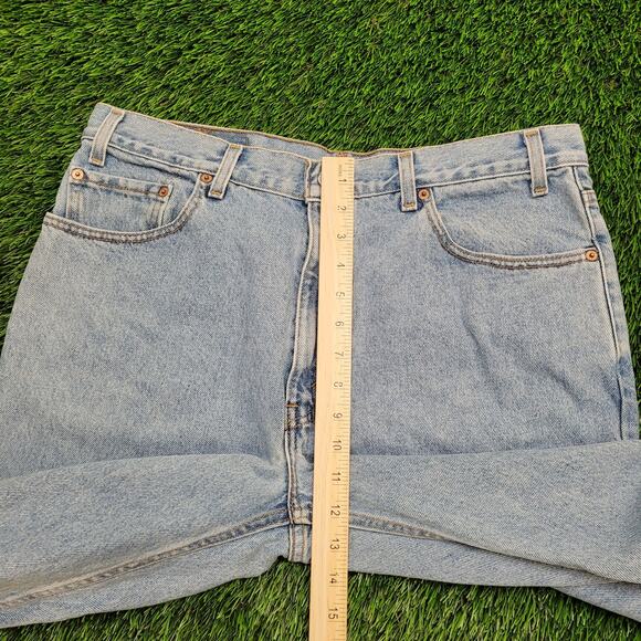 Vintage LEVIS 550 Extra-Baggy Jeans 35x29 Medium-Wash - Picture 15 of 16